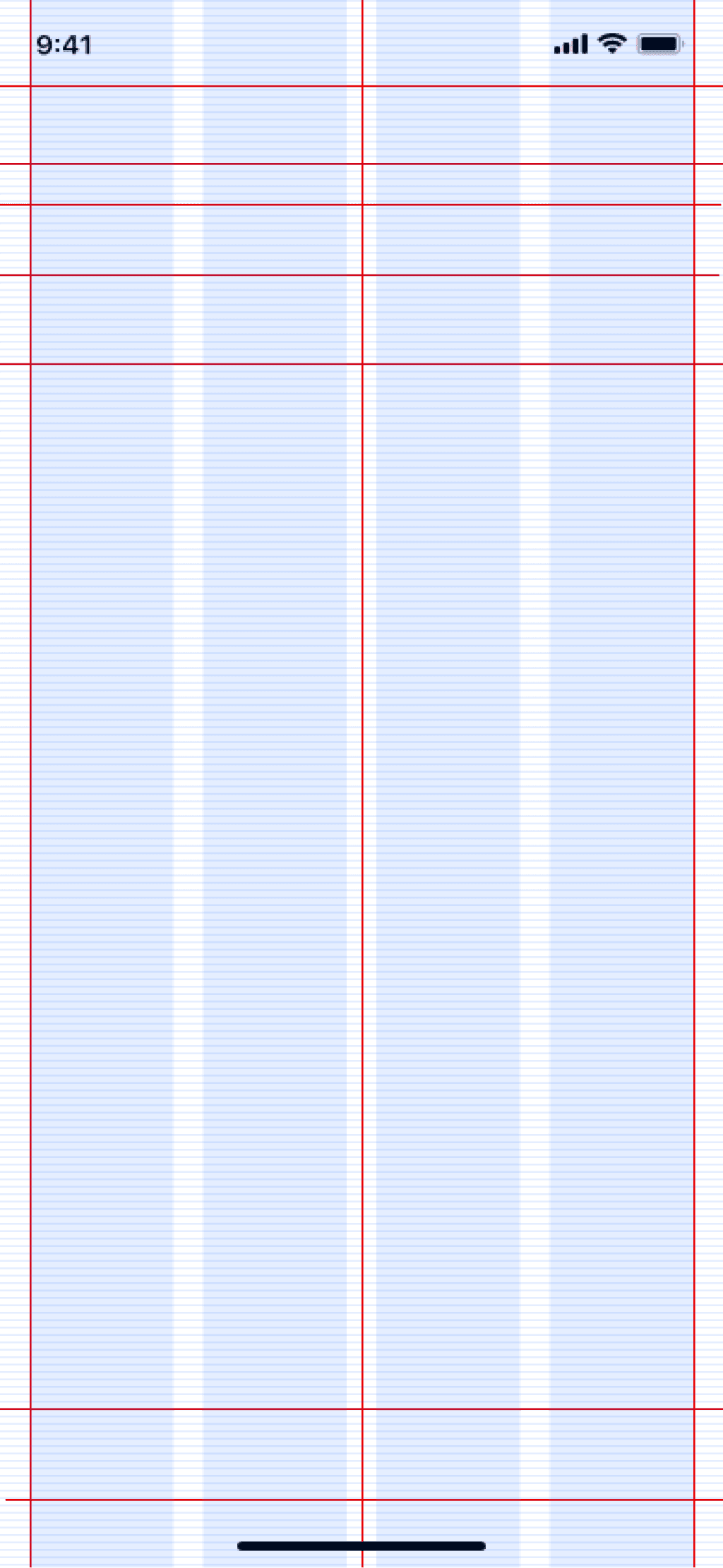 Blank Mobile Grid