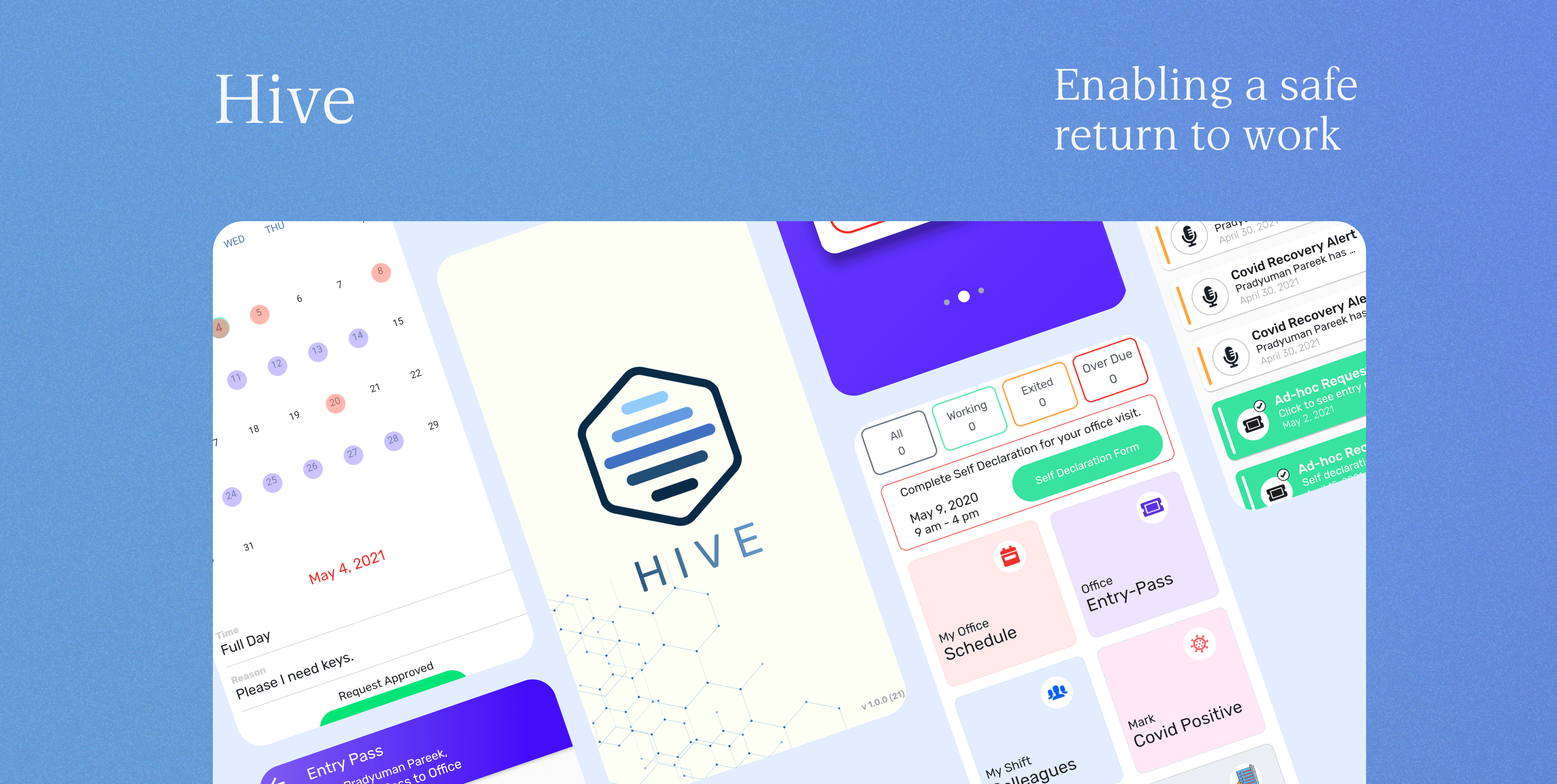 Hive - Enabling a safe return to work environment