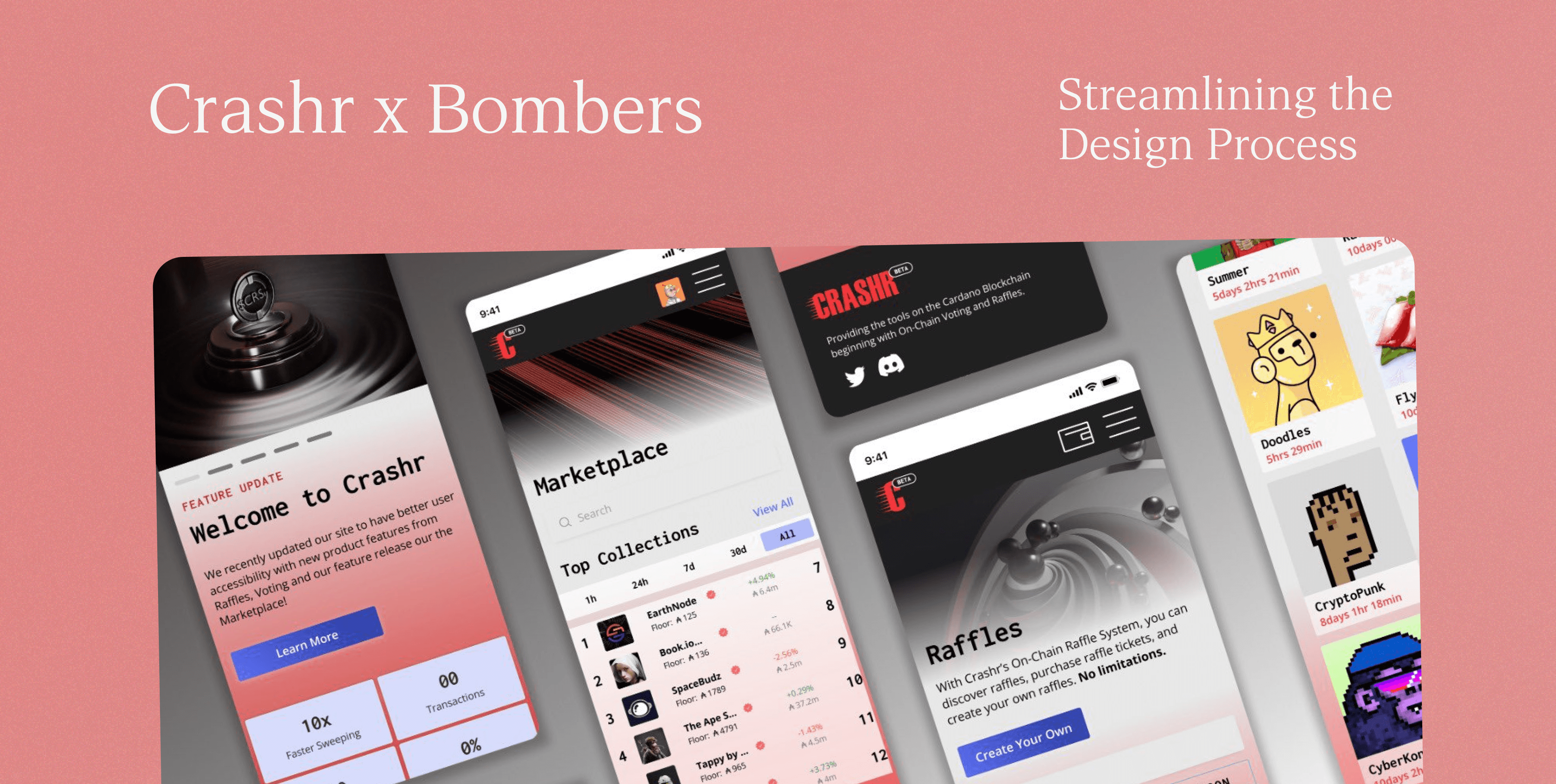 Crashr x Bombers - Streamlining the design process